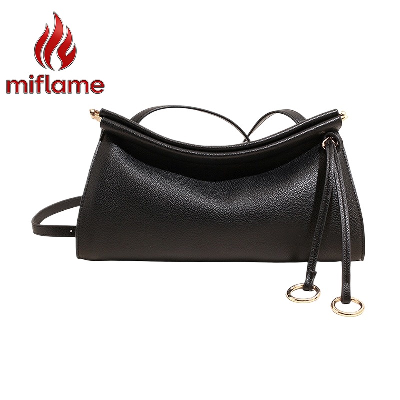 Structured Handbag Work - Vintage Leder-Schultertasche mit Strukturierter Silhouette Elegante