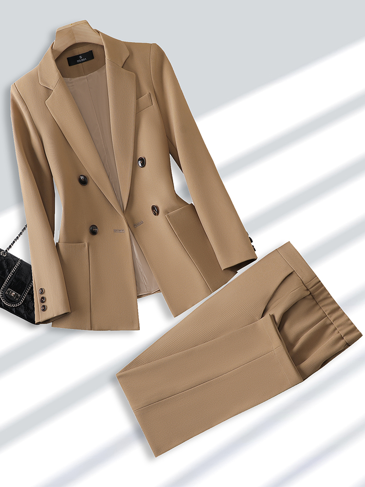 Women Formal Wear Blazer Set - Mode Damen Hosen anzug formelle Frauen
