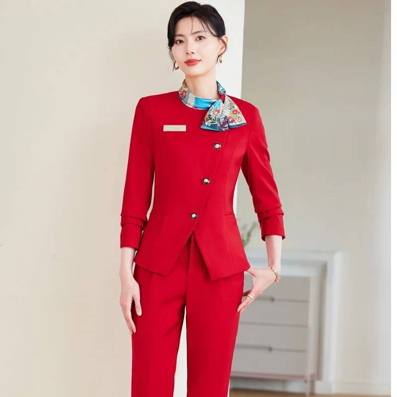Women Formal Wear For Plus Size - Plus Size Formale elegante Stile Hosenanzüge