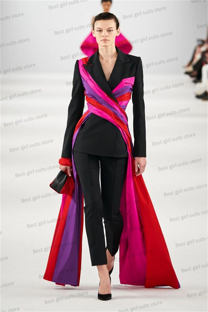 Women'S Formal Wear For Wedding Guest - Laufsteg Frauen Anzug Set Blazer Hose