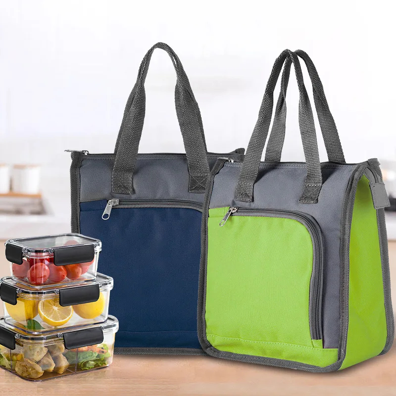 Structured Handbag Work - Große Kapazität verdicken isolierte Picknick Kühltaschen