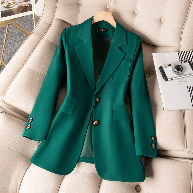 Women Formal Wear With Blazer - Blau Schwarz Grün Frauen Formale Blazer