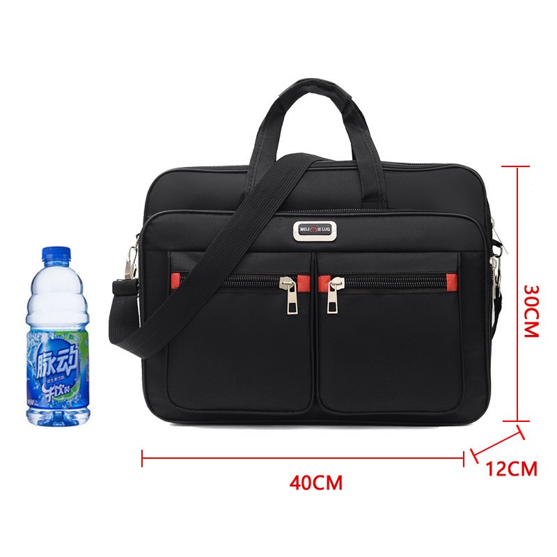 Structured Handbag Work - HOMEFISH Multifunktionale Tragbare Business-Handtasche für Herren,