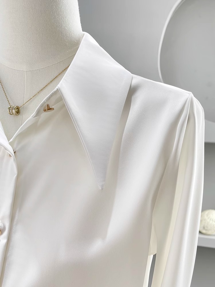Langarm-Shirts für Damen, Chif – Women Formal Wear Korean Bewertung und Preis