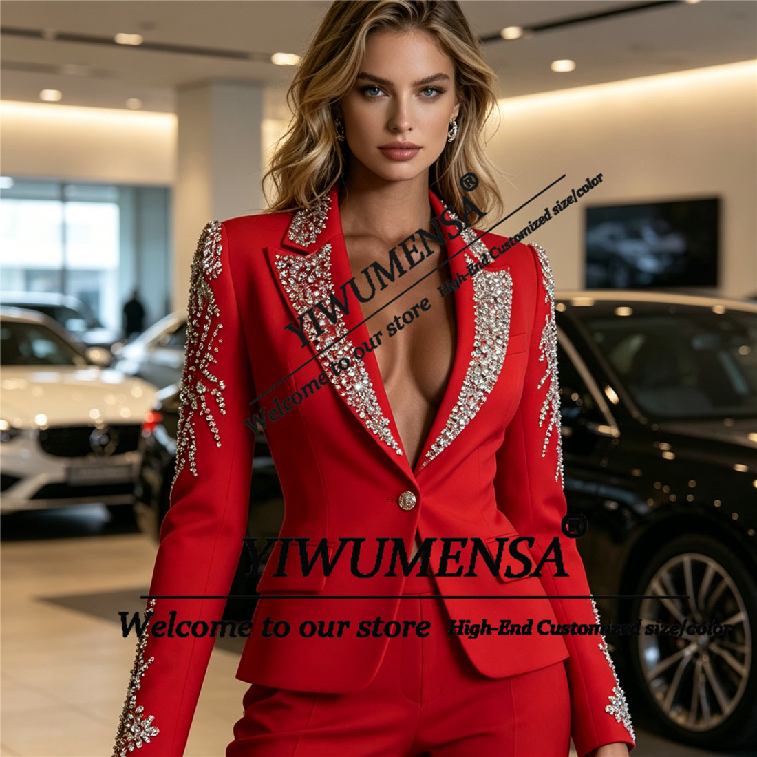 Luxuriöse Damenanzüge 2-teilig – Women Formal Wear Blazer Set Bewertung und Preis