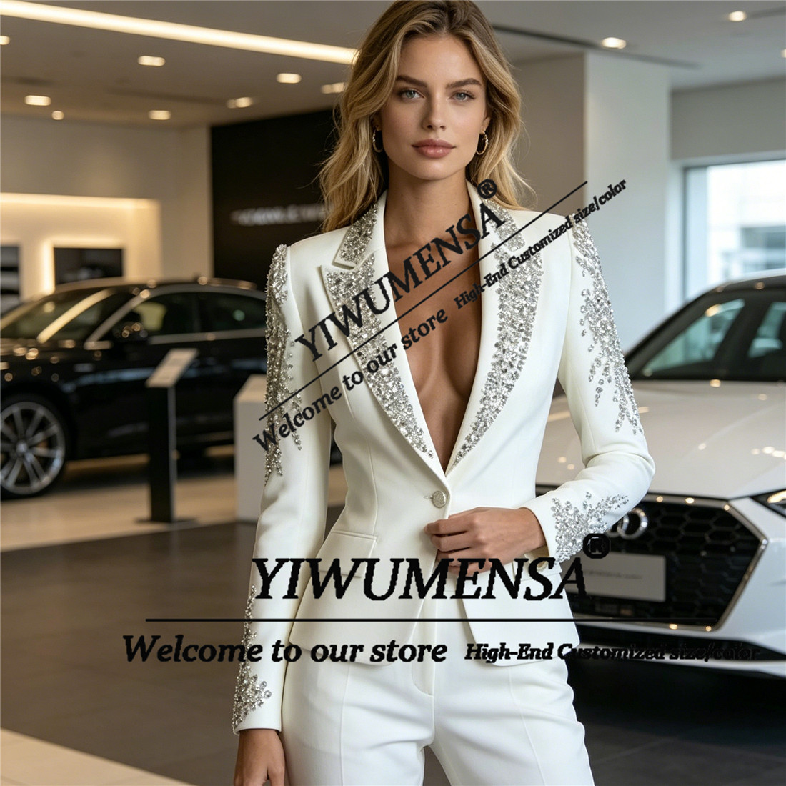 Luxuriöse Damenanzüge 2-teilig – Women Formal Wear Blazer Set Bewertung und Preis