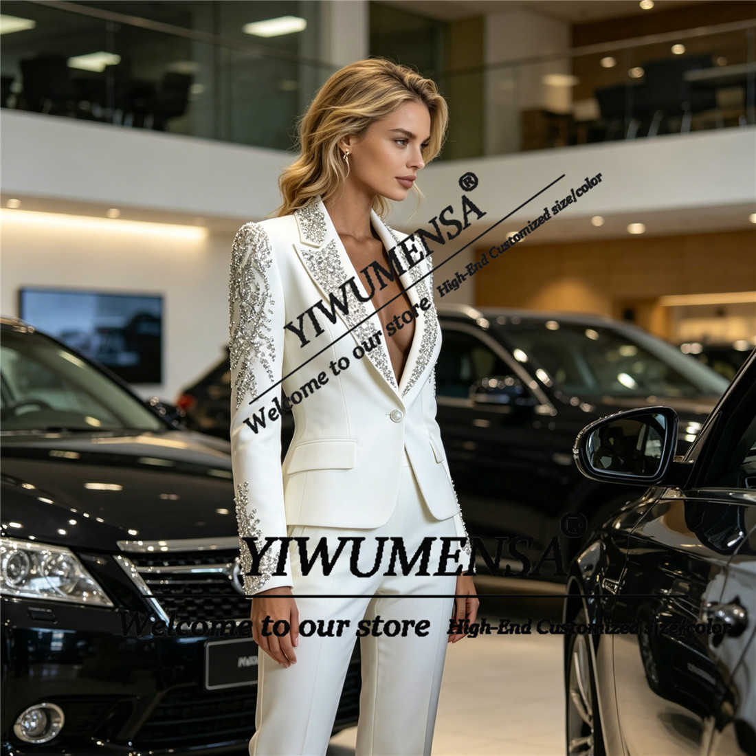 Luxuriöse Damenanzüge 2-teilig – Women Formal Wear Blazer Set Bewertung und Preis