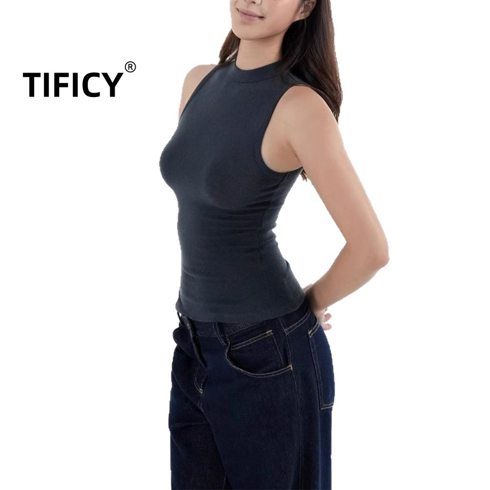 Retro-Sport-Top mit halbhohem  – Women'S Formal Evening Wear Tops Bewertung und Preis