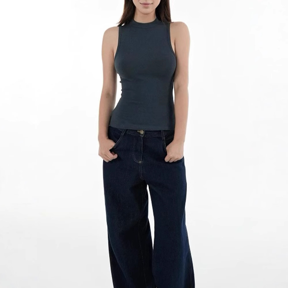Retro-Sport-Top mit halbhohem  – Women'S Formal Evening Wear Tops Bewertung und Preis