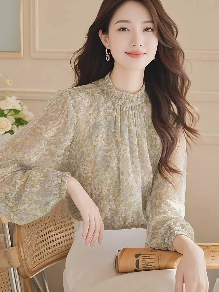 Langarm Shirts Frauen Satin Pl – Women Formal Wear Korean Bewertung und Preis