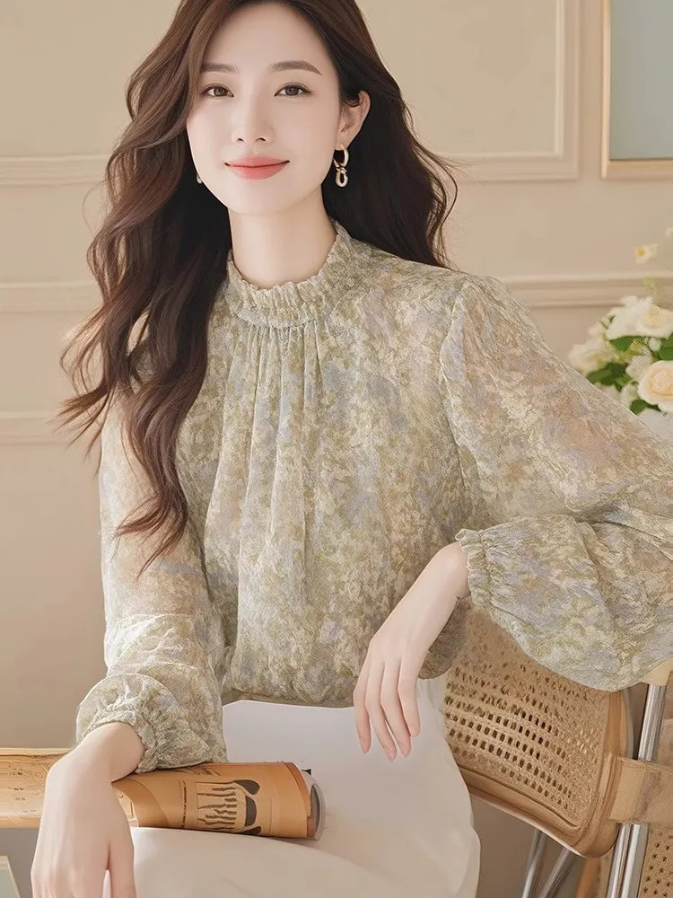 Langarm Shirts Frauen Satin Pl – Women Formal Wear Korean Bewertung und Preis