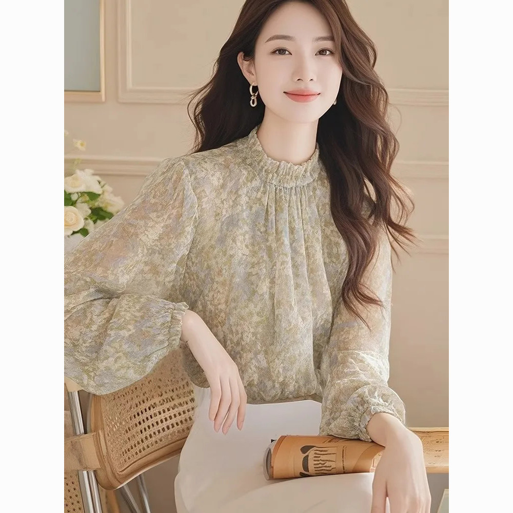 Langarm Shirts Frauen Satin Pl – Women Formal Wear Korean Bewertung und Preis