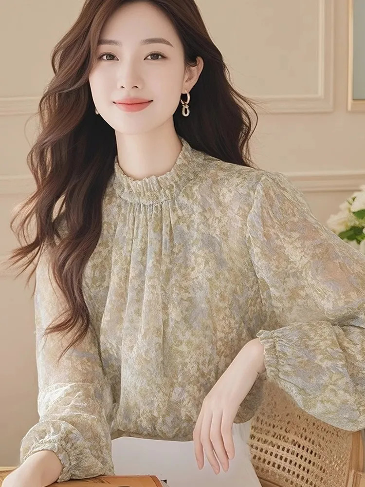 Langarm Shirts Frauen Satin Pl – Women Formal Wear Korean Bewertung und Preis