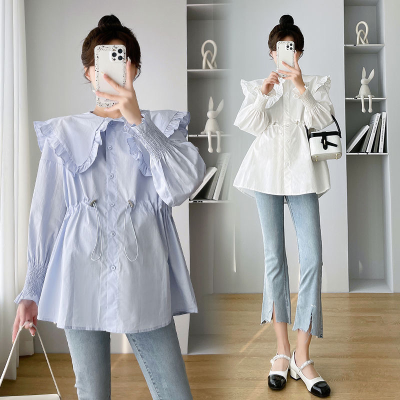 Langarmshirts Damen Baumwolle  – Women Formal Wear Korean Bewertung und Preis