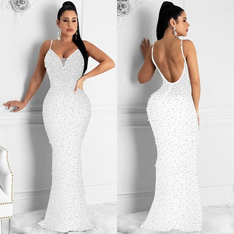 Elegantes Meerjungfrau-Maxikle – Formal Wear Gowns For Women Bewertung und Preis