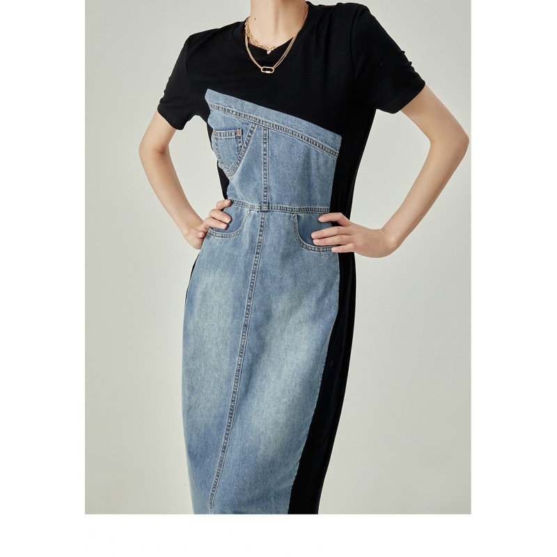 Denim Kleid Frauen Lange Kleid – Formal Wear Gowns For Women Bewertung und Preis