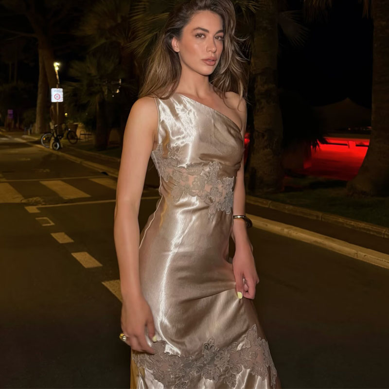HXAO Damenkleid, Spitze, Satin – Formal Wear Gowns For Women Bewertung und Preis