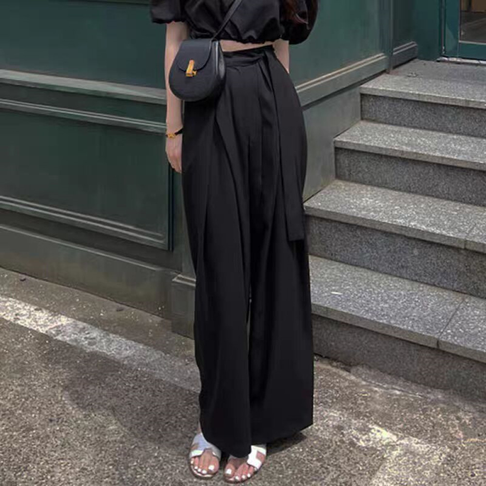 Damenmode Weite Hose mit Hoher – Women Formal Wear Korean Bewertung und Preis