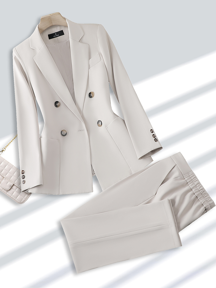 Mode Damen Hosen anzug formell – Women Formal Wear Blazer Set Bewertung und Preis