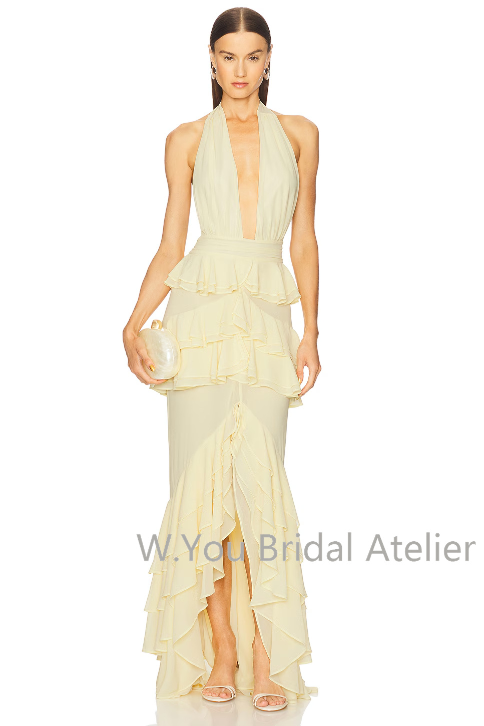 Abendkleider mit Tiefem V-Auss – Women'S Formal Wear For Wedding Guest Bewertung und Preis