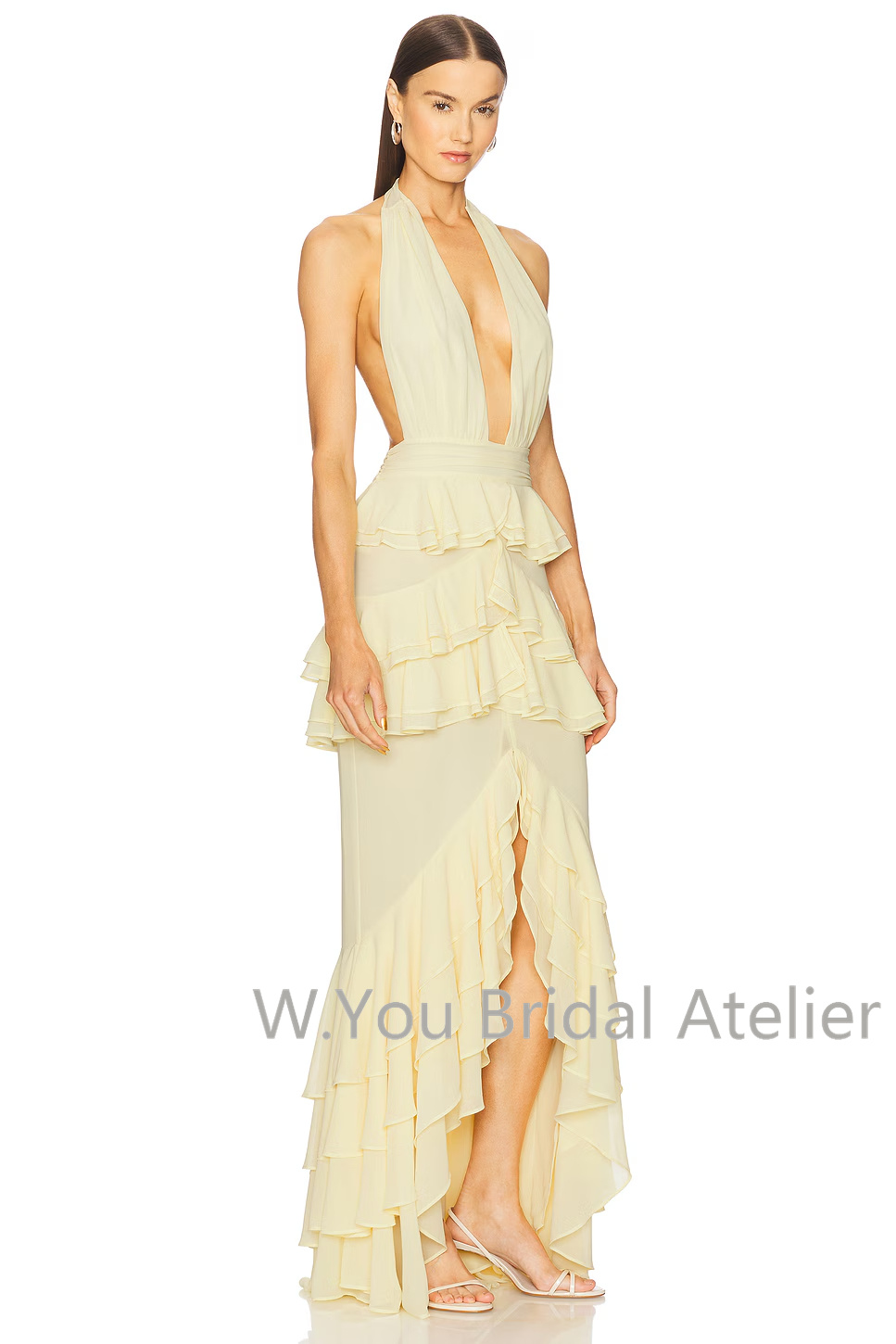 Abendkleider mit Tiefem V-Auss – Women'S Formal Wear For Wedding Guest Bewertung und Preis