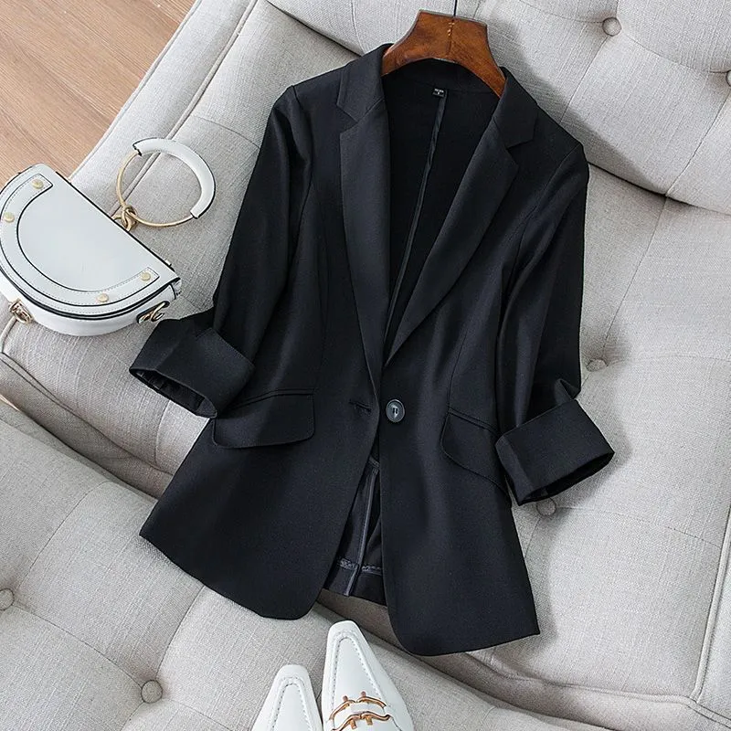 Jacke Damen bekleidung Slim Fi – Women Formal Wear Korean Bewertung und Preis