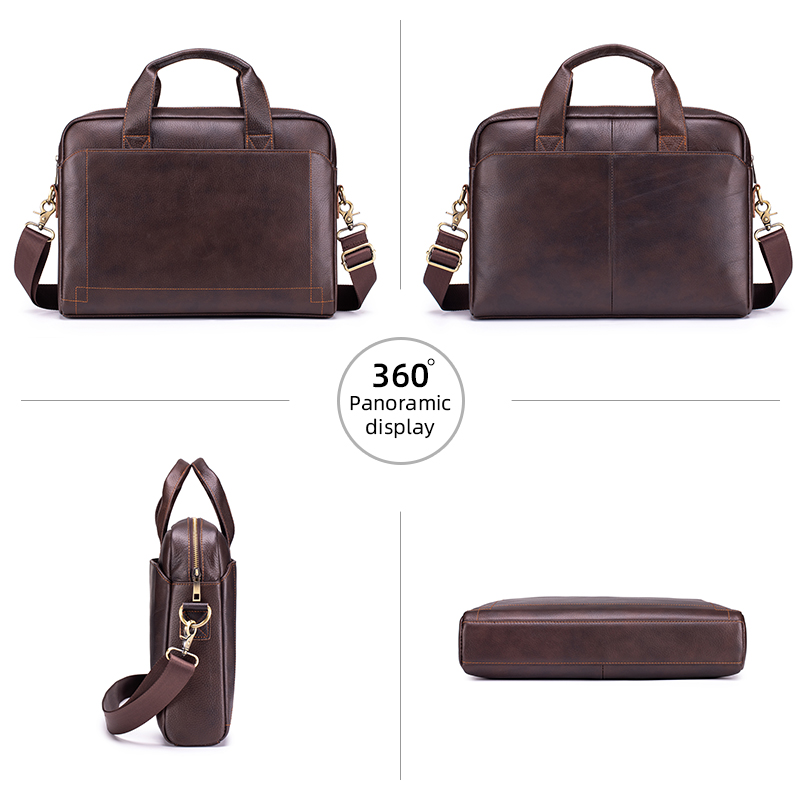 Echtes Leder Herren Business-A – Structured Handbag Work Bewertung und Preis
