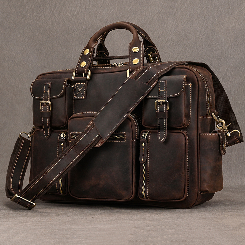 Luufan Vintage Crazy Horse Led – Structured Handbag Work Bewertung und Preis