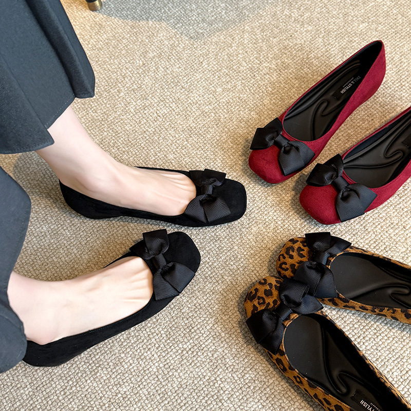 Mehrfarbige Wildleder-Ballerin – Women Formal Wear Shoes Bewertung und Preis