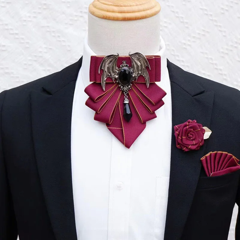 Herren Fliege Brosche Set Brit – Women Formal Wear Korean Bewertung und Preis