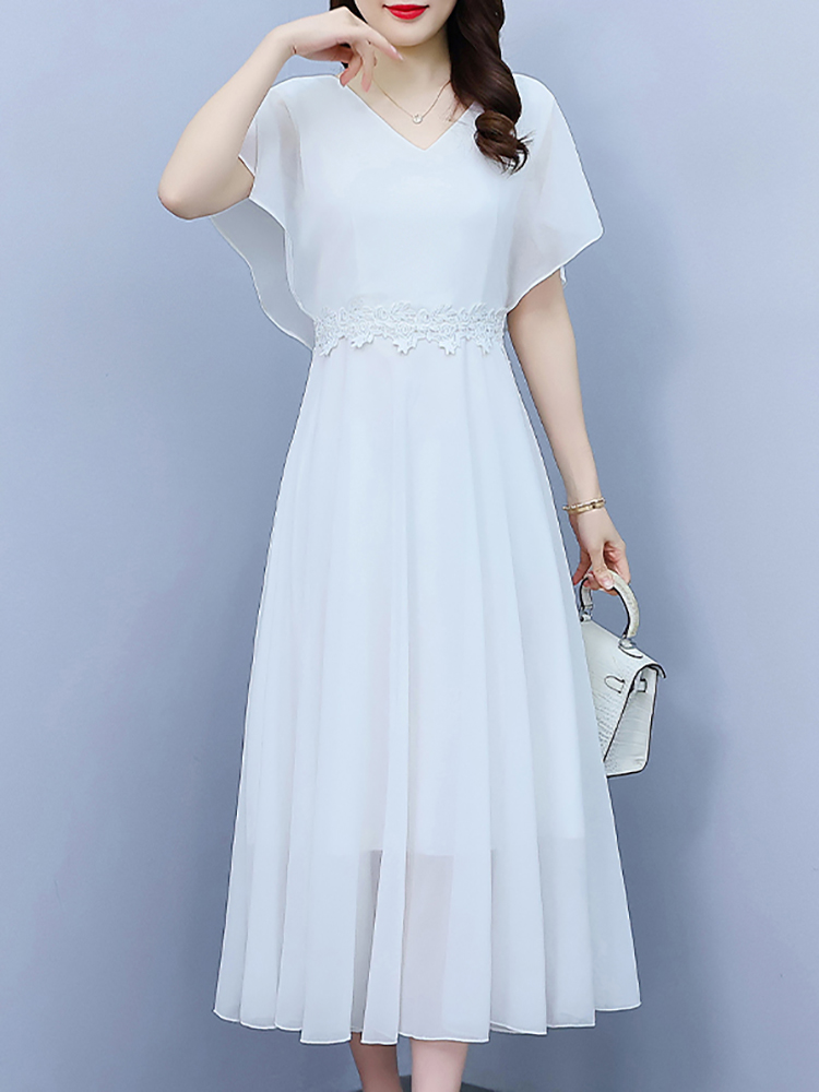 Sommer weiß Chiffon elegante P – Formal Wear Gowns For Women Bewertung und Preis